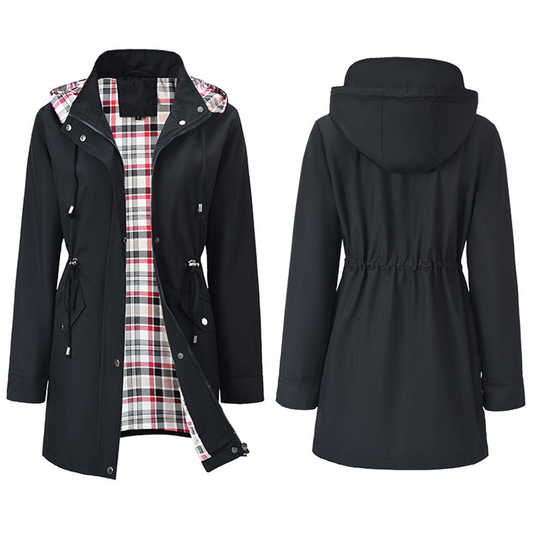 🔥Last Day Promotion 50%OFF🧥Women Waterproof Long Hooded Trench Coats