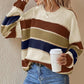 🍂Autumn Sale - 50% Off!💕Women's Loose Striped Long-Sleeve Sweater🍁Cozy up this autumn!