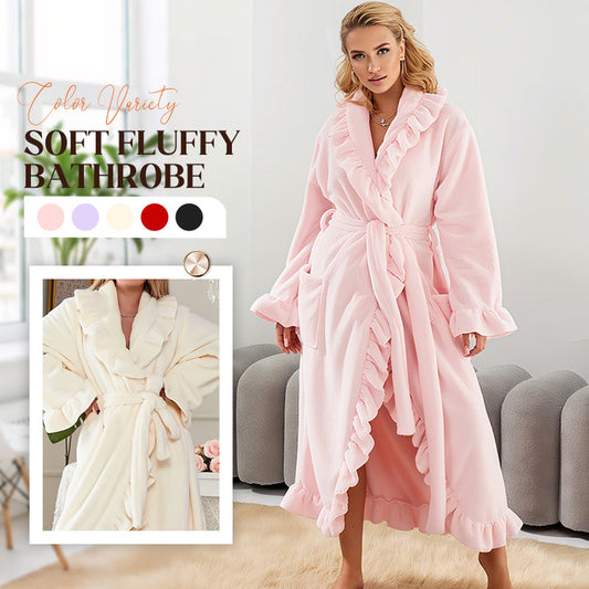 🍁Autumn Special-Sale 60% off✨Soft Fluffy Bathrobe🧖– Skin-Friendly Fabric, Cozy Warmth for Post-Shower