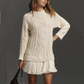 🍁Autumn Special-Sale 60% off💗2025 Women's Cable-Knit Mini Sweater Dress🧶Chic, Comfortable & Made for Every Occasion