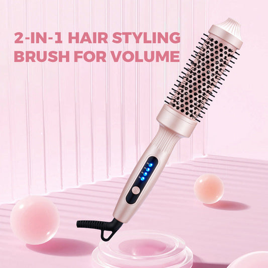 ⏰Last Day 60% off🌀2-in-1 Hair Styling Brush for Volume✨Fluffy Volume in Minutes