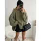 🍁Autumn Special-Sale 60% off-Women's Warm Mock Neck Loose Fit Sweater🧶Chic, Comfortable & Made for Every Occasion