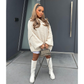 🍁Autumn Special-Sale 60% off-Women's Warm Mock Neck Loose Fit Sweater🧶Chic, Comfortable & Made for Every Occasion