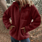🎉⏳Time-Limited Special 70% Off🌹Women’s Warm Zip-Up Coat with Chest Pocket