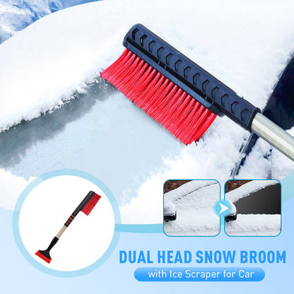 🎄2025 Christmas Hot Sale - 50% OFF 🔥✨Dual Head Snow Broom with Ice Scraper for Car