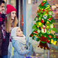 🎅Xmas Hot Sales - 50% OFF!🎄DIY Felt Christmas Tree for Kids✨32 Reusable Ornaments + Fairy Lights