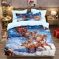⏳Limited-time 50% off⏰Festive Christmas 3-Piece Duvet Cover Set🛏️❤️