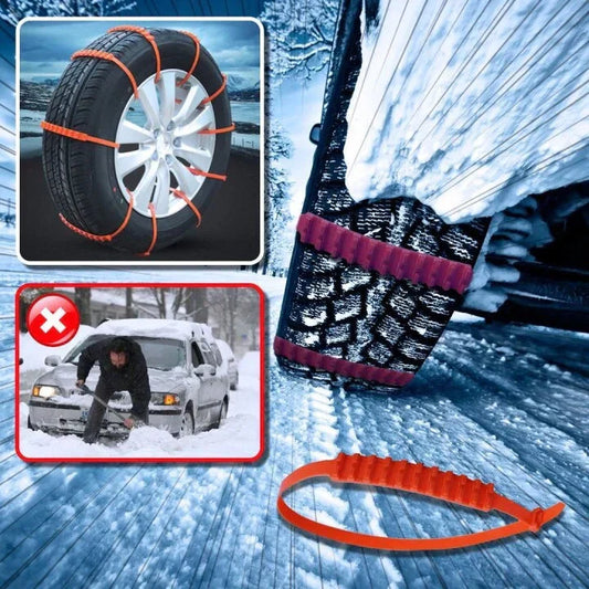 ❄️2025 Winter Hot Sale🚙Universal Reusable Anti-skid Nylon Tire Chains🛞