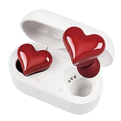 🏆Last Day Special Price ￡11.99!!💐Stylish Heart-Shaped Bluetooth Earbuds