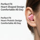 🏆Last Day Special Price ￡11.99!!💐Stylish Heart-Shaped Bluetooth Earbuds