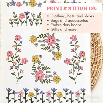 🏆Last Day Special Price ￡7.99!!💐50K+ SOLD💕DIY Self-Adhesive Embroidery Stabilizer Sheets
