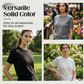 💗LAST DAY SALE 60% OFF⚡50K+ SOLD💕Women's Crew Neck Short Sleeve Knit Top