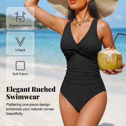 👙Only £13.99 Last Day Promotion!👚Women's Tummy Control One-Piece Swimsuit🔥