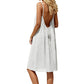 👗Only £15.99 Last Day Promotion!🔥Sexy Backless Cami Dress with Adjustable Drawstring