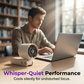 🌀 5-Speed Foldable Fan – Compact, Strong Wind, Rechargeable, On-the-Go Cooling