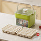 ❄️2026 HOT SALE 50% OFF! 🥤 Ice Cube Maker with Storage – 48 cubes at once, leak‑proof lid. Stackable, saves space. 🏖️