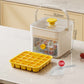 ❄️2026 HOT SALE 50% OFF! 🥤 Ice Cube Maker with Storage – 48 cubes at once, leak‑proof lid. Stackable, saves space. 🏖️