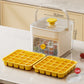 ❄️2026 HOT SALE 50% OFF! 🥤 Ice Cube Maker with Storage – 48 cubes at once, leak‑proof lid. Stackable, saves space. 🏖️