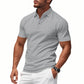 🏆Last Day Special Price ￡12.99!!💐💞50K+ SOLD!👔⚡ 50% OFF! Men's Lapel Tee – Wrinkle‑free, quick‑dry fabric. Tailored fit, 5 colors. Machine washable. 🛡️🕊️
