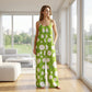 📢Summer Hot Sale - ONLY ￡14.99!! ⏰Women's Floral Print Wide Leg Jumpsuit