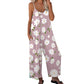📢Summer Hot Sale - ONLY ￡14.99!! ⏰Women's Floral Print Wide Leg Jumpsuit