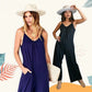 🎁Summer Hot Sale - ONLY ￡12.99!!⏳Loose Sleeveless Wide-Leg Jumpsuit with Pockets - Stretchy & Flowy