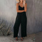 🎁Summer Hot Sale - ONLY ￡12.99!!⏳Loose Sleeveless Wide-Leg Jumpsuit with Pockets - Stretchy & Flowy