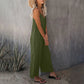 🎁Summer Hot Sale - ONLY ￡12.99!!⏳Loose Sleeveless Wide-Leg Jumpsuit with Pockets - Stretchy & Flowy