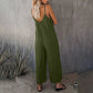 🎁Summer Hot Sale - ONLY ￡12.99!!⏳Loose Sleeveless Wide-Leg Jumpsuit with Pockets - Stretchy & Flowy