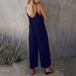 🎁Summer Hot Sale - ONLY ￡12.99!!⏳Loose Sleeveless Wide-Leg Jumpsuit with Pockets - Stretchy & Flowy