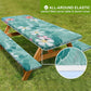 🏖️Summer Hot Sale - Up to 70% OFF⚡50K+ SOLD!🧺 RNOONY Stretch Picnic Tablecloth Set | Bench Covers + Carry Bag Included  🧺