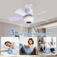 ❄️Summer cool-down deal: 70% OFF⚡50K+ SOLD!❄️Smart Ceiling Fan with Light, RGB & Bluetooth Speaker