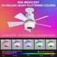 ❄️Summer cool-down deal: 70% OFF⚡50K+ SOLD!❄️Smart Ceiling Fan with Light, RGB & Bluetooth Speaker