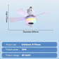 ❄️Summer cool-down deal: 70% OFF⚡50K+ SOLD!❄️Smart Ceiling Fan with Light, RGB & Bluetooth Speaker