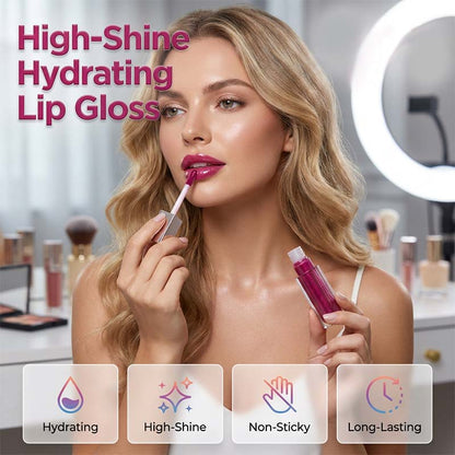 💋Summer Hot Sale - Up to 70% OFF💖50K+ SOLD!💄High-Shine Hydrating Lip Gloss