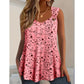 🏖️Summer Hot Sale 60% OFF🏝️🌸Women's Floral Print Tank Top – Chic V-Neck & Flowy Fit – Summer Wardrobe Essential🌞