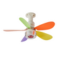 🌀 💗LAST DAY SALE 60% OFF⚡50K+ SOLD💕 3-in-1 Ceiling Fan with Light & Bluetooth – RGB, Quiet, Smart 💡