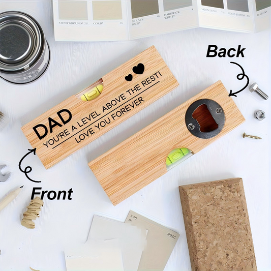 🍺Father's Day Hot Sales - 70% OFF🎁2-in-1 Spirit Level & Bottle Opener for Dad🍻