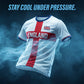 👕Summer Hot Sale - Up to 70% OFF⚡50K+ SOLD!⚽England Football T-Shirt, Large Letter Print, Sporty Casual Wear, Must-Have Culture Tee, Short Sleeve, Long Length, Loose-Fitting
