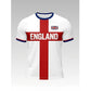 👕Summer Hot Sale - Up to 70% OFF⚡50K+ SOLD!⚽England Football T-Shirt, Large Letter Print, Sporty Casual Wear, Must-Have Culture Tee, Short Sleeve, Long Length, Loose-Fitting