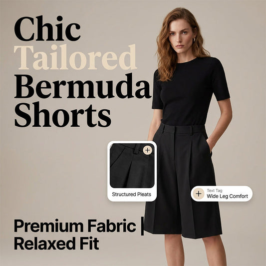 🩳Limited Time Special Price ￡13.99!!✨Women's Loose Fit Bermuda Shorts