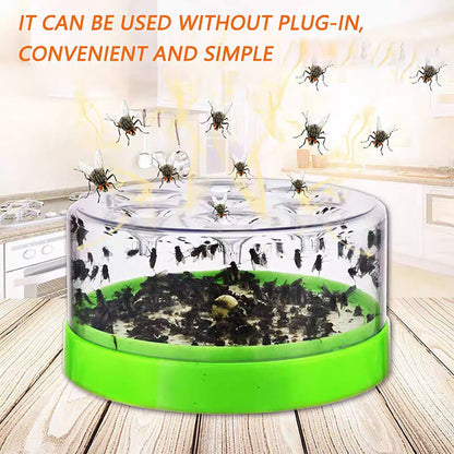 🔥 LIMITED-TIME SALE ONLY ￡8.99! ✨Reusable Fly Trap🪰✨Catches Hundreds of Flies… Without Plugs, Poisons or Panic! Cordless • Chemical-Free • Safe Around Kids & Pets • Works Indoors & Outdoors🇬🇧
