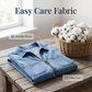 👗Summer Hot Sale - Up to 70% OFF⚡50K+ SOLD!🎁Women Casual Denim Shirt Dress Loose Lapel Short Sleeve Zipper Dress with Pockets