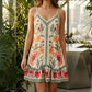 🌸Summer Hot Sale - ONLY ￡11.99!💮Women's Floral Print Sleeveless Slip Dress