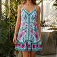 🌸Summer Hot Sale - ONLY ￡11.99!💮Women's Floral Print Sleeveless Slip Dress