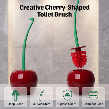 🍒Only £9.99 Last Day Promotion!🍎Creative Cherry-Shaped Toilet Brush🚽