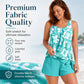 🩱Last Day Sale 50% OFF💃Women's Floral Print Tankini Two-Piece Swimsuit