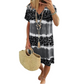 🌈2026 Summer Hot Sale 50% OFF!✨Women's Casual Tie Dye Leopard Print V-Neck Dress