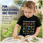 🦖Summer Hot Sale - ONLY ￡8.99!!✨Kids Dinosaur Alphabet Graphic T-Shirt