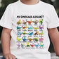 🦖Summer Hot Sale - ONLY ￡8.99!!✨Kids Dinosaur Alphabet Graphic T-Shirt